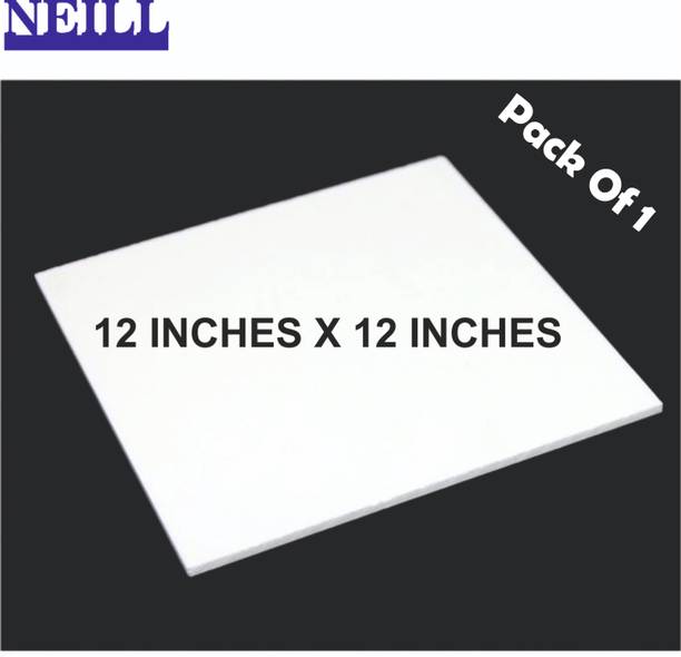 Neill Acrylic White Sheet |Size - 12"x12"| Thickness - 3mm | Pack of 1 Pc | 30 cm Acrylic Sheet
