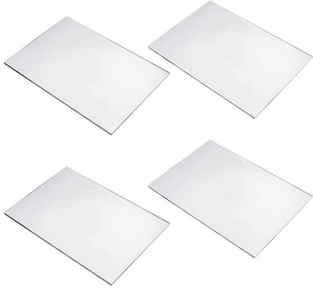 RajMultiPrint Acrylic Sheet 1.5mm Thick 4 x 6 Inch – Pack of 4 Pieces Clear Plastic Sheets 6 inch Acrylic Sheet