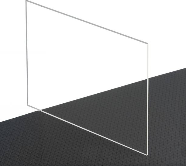 JUKR Pack of 1 Plexiglass Clear Transparent Glossy Glass Art Painting, Drawing 12 x 15 inch Acrylic Sheet