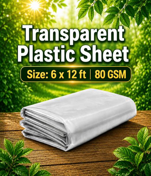 BHARATENTRPRISES ClearShield Transparent Plastic Sheet size 6*12 PACK OF 1 183 cm Acrylic Sheet
