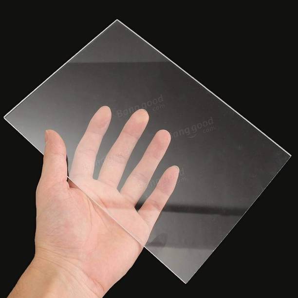 Fliptic Clear/Transparent Acrylic 1 pieces Plexiglass 3mm Sheet 12"x12" 12 inch Acrylic Sheet