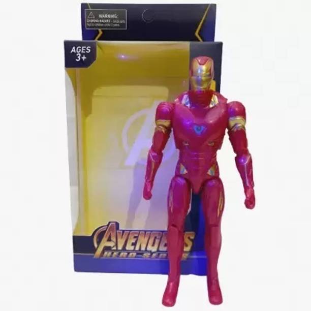 SATSA Action Figure Toy Set for Kids with LED Light - Iron Man Titan Hero Series