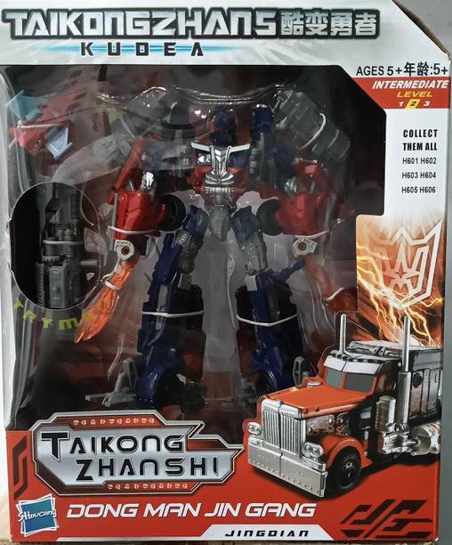 Tgame Transforming Robot Toy | Robot to Red Blue Semi Truck