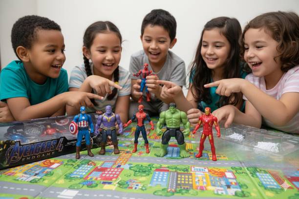 Vanshecommerce Avengers 4 Endgame Hero Model Set