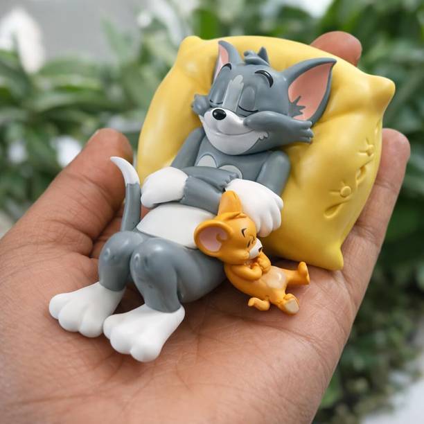 pravia Tom Jerry Cute Sleeping Figurine