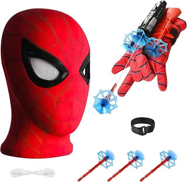 XohnyStore Spider Launcher Glove Toy with Suction Bullets for Kids