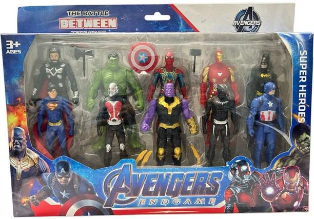 TMT STORE Avenger Action figure toy set of 10 superheroes