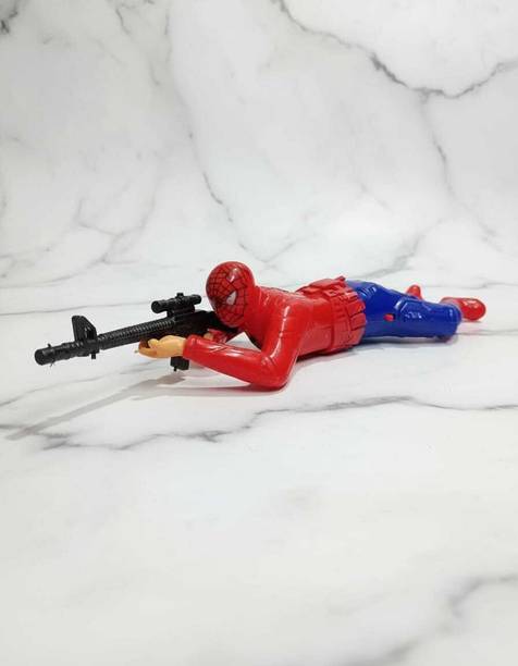 DToys Crawling Spiderman Toy With Moving Light & Sound Battery Operated Toy