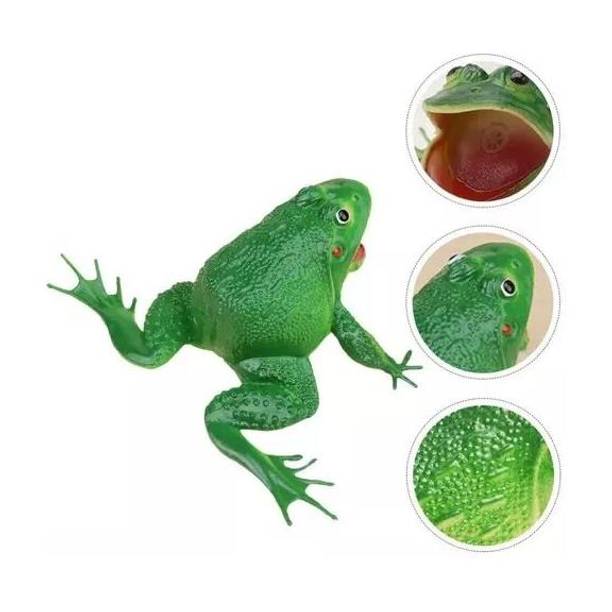 4GX Whistle Sound Rubber Frog Toy for Kids Frog Toy for April Fool's Day and Halloween Party fun toy Gag Toy