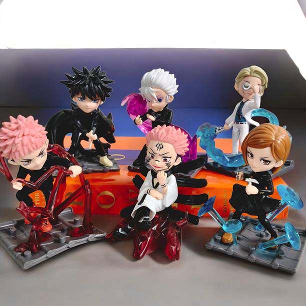 EpicTurners Prime Jujutsu Kaisen Action Figure 6 Pc Set | Anime Model Gojo Sukuna