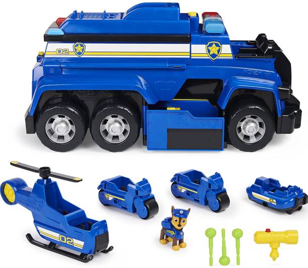 PAW PATROL Chase 5-in-1 Ultimate Police Cruiser Car with Lights and Sounds for Kids