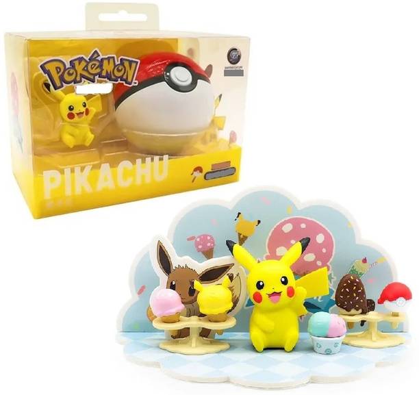 CrazyBuy Pokeball Pop-up Cartoon Plastic BALL Pikachu Monster Toy