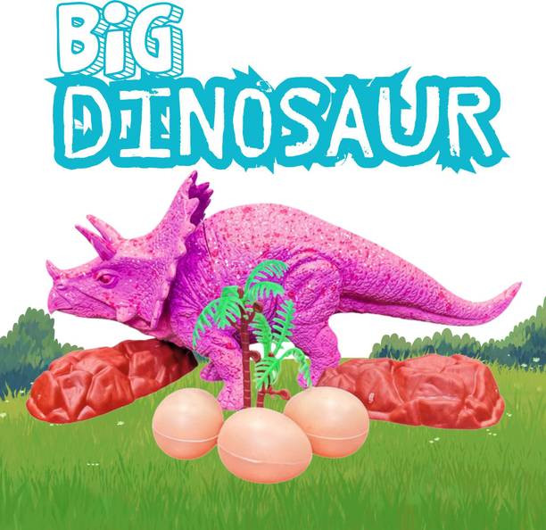 NAVRANGI Big Dinosaur Toys for Kids -Educational Jurassic Big Triceratop Dinosaur Toys