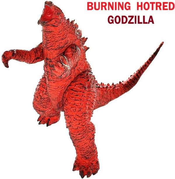 FOZZO-SK Hot Red GODZILLA Burning Action Figure Toy King of Monsters Movie PVC Model