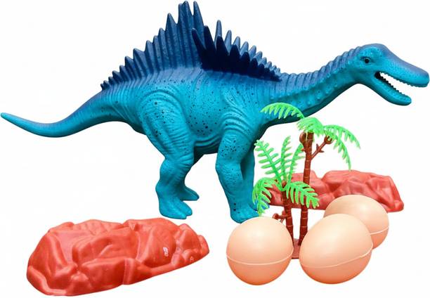 ZESTHOME Big Dinosaur Figure Toy Set for Kids Spinosaurus Dinosaurs Animal Playset Toy