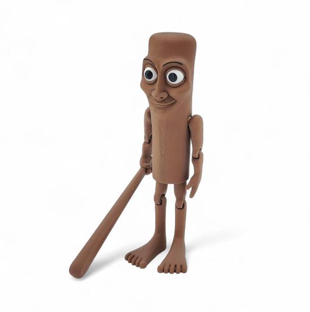 dribblr Tung Tung Tung Sahur Action Figure | 6-Inch Meme Toy