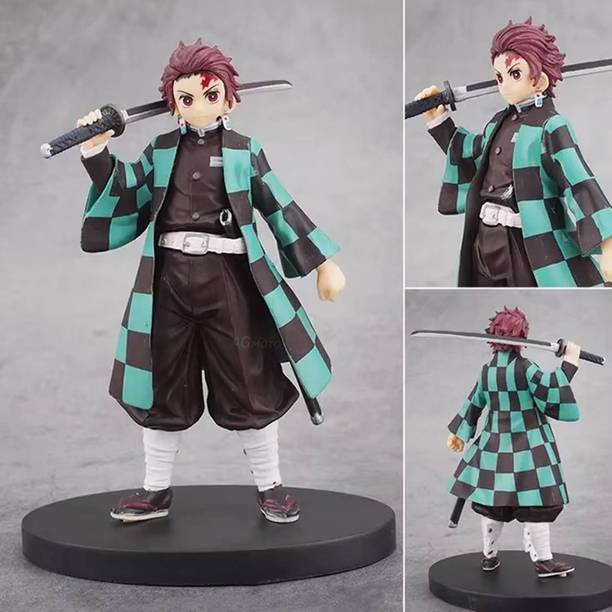 Bugstore Enterprises Tanjiro Kamado Action Figure 16 cm | Demon Slayer Anime Collectible Toy
