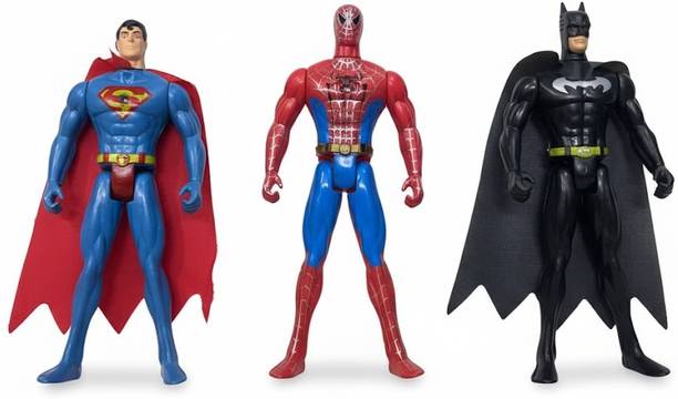 Zinnia superhero action figure pack of (3) combo