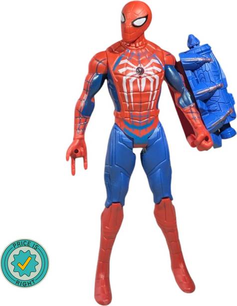 Zuuluzrs Spider-Man Action Figure with Launching Arm Cannon Kids Toy