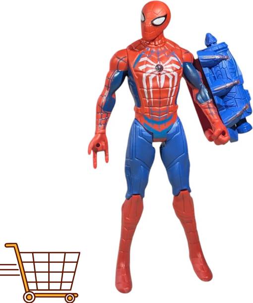 Zuuluzrs Spider-Man Action Figure for Kids with Launcher and Battle Equipment