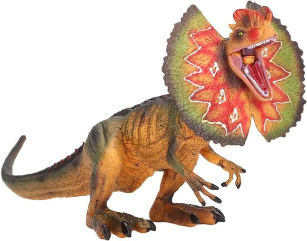 BAREPEPE Realistic T Rex Dinosaur Animal Figure Toy for Kids Texture Dilophosaurus 52F