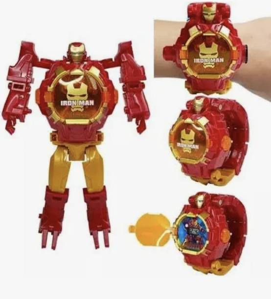 Giftzretailz Robot Transformer cum Wrist Watch