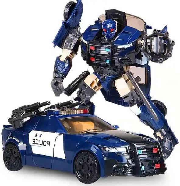 Metaformation 8" Roadblock Transforming Robot Toy – Warrior Truck Figure for Kids & Adults