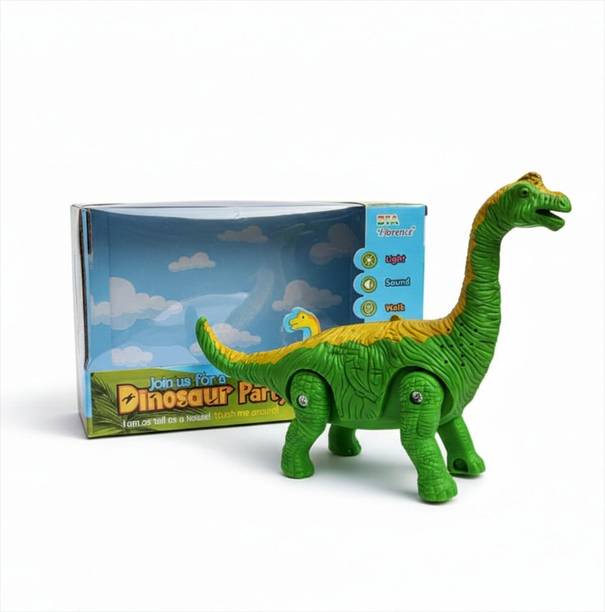 XQZMEE Musical Dinosaur Toy | Wild Animal Dragon Toy for Kids with Light, Sound