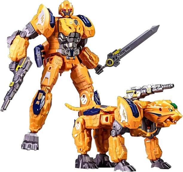 Metaformation Cheetah Warrior Manual 2-in-1 Transforming Robot Toy Action Figure for Kids
