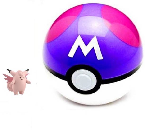 FOZZO-SK Catch POKE BALL Pokemon Random color with Tiny Figure Character Generic Cartoon