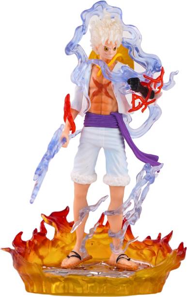 OFFO One Piece Anime Monkey D Luffy Gear 5 Action Figure for Home Decors