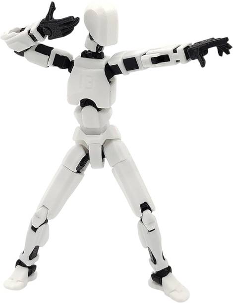 dribblr Dummy 13 Action Figure Robot | Build It Yourself Toy | 3D Printed W (5.5inches)