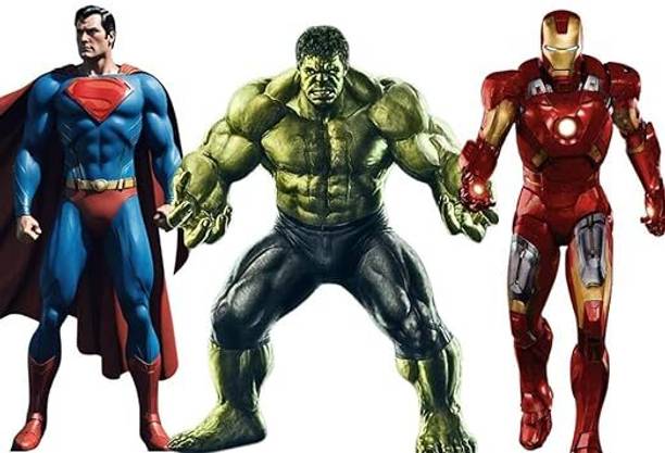 VRUX Avengers Super Hero Action Figure Toy Set For Kids.(