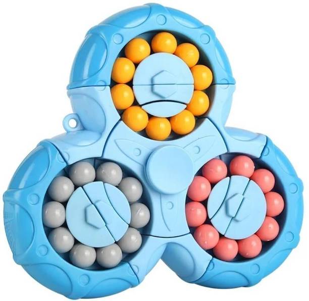 Aditre Station Emporium Magic Bean Rotating Cube, Magic Bean Decompression Rotating Small Beads Cube