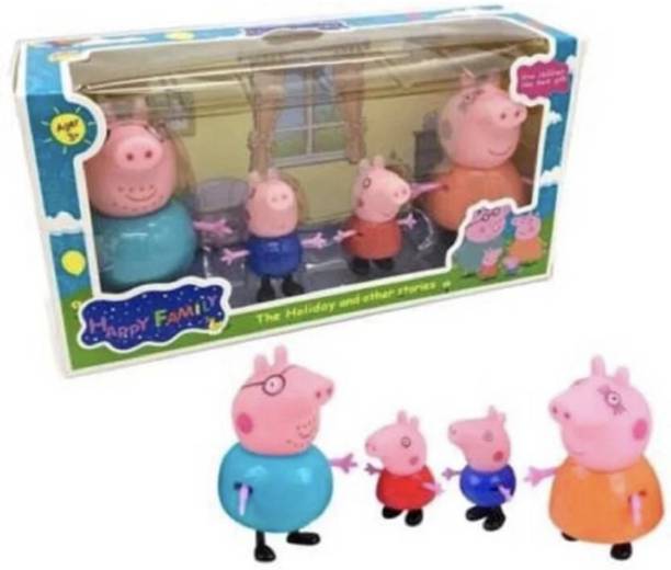 Jayaansh Traders Pig Family Action Figures For Kids