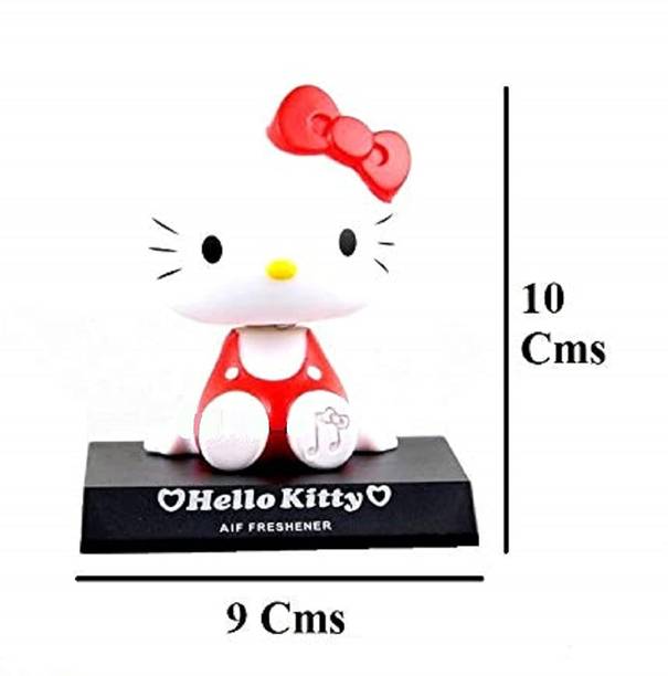 gtrp HELLO KITTY RED Bobblehead with Mobile Holder for Car Dashboard