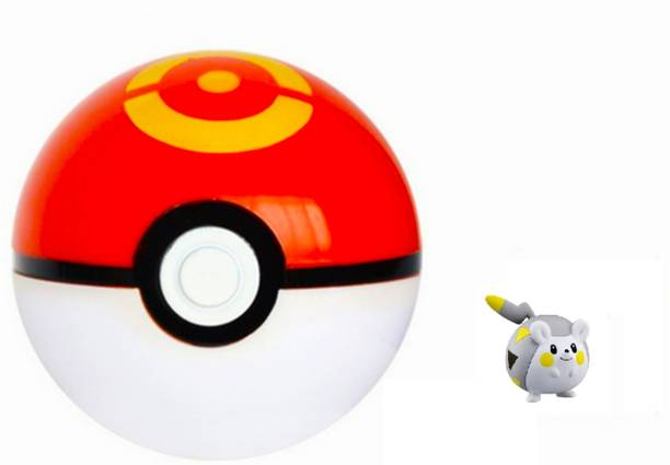 Delite Super POKEMON Random Poke Ball with Mini Toy Figure Cartoon