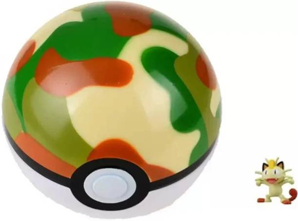 FOZZO-SK New Poke Ball Random Popular Anime Catch Pokemon with Tiny Random Figure