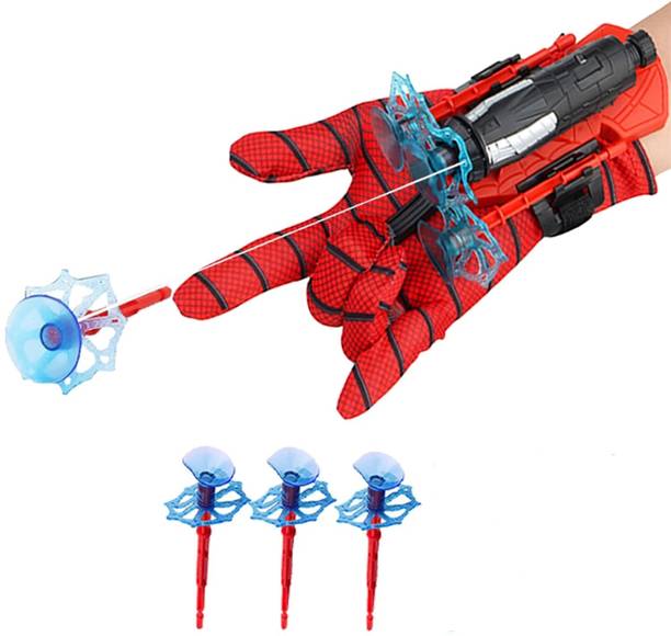 अगंता Spider Web Shooters Toy for Kids Hero Wrist Toy Set Cosplay Launcher Bracers
