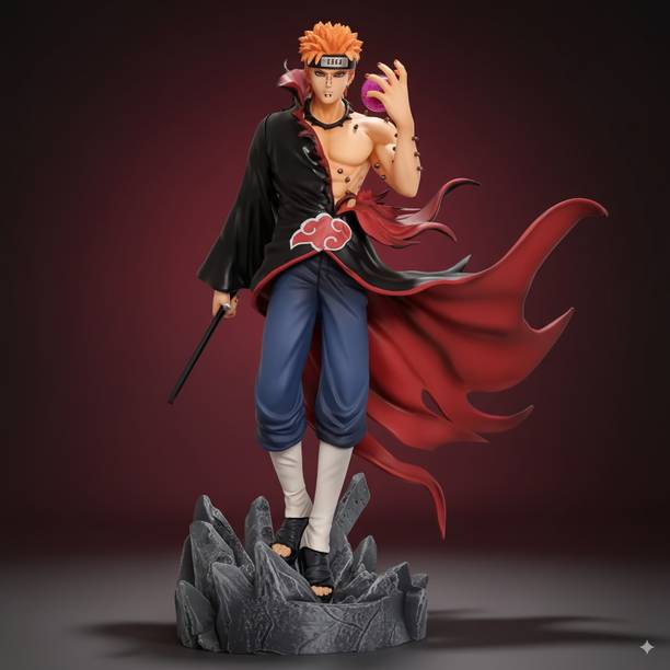 Giftzy Naruto Pain Action Figure 25cm Anime Collectible Statue Model Toy Gift for Fans