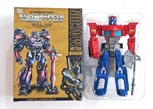 FOZZO-SK Prime Transforming Robot Truck Mecha Machines Autobots Action Figure 2 in 1