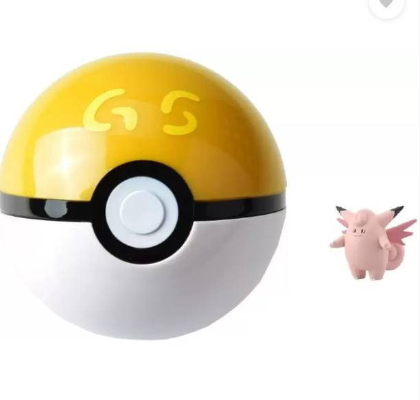 Delite Poke Ball Pokemon Random Pop Out Ball With Tiny Toy Cartoon Figure Random Color