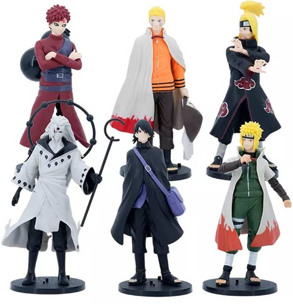 RVM Toys Set of 6 Naruto Sasuke Itachi Madara Uchiha Ga...