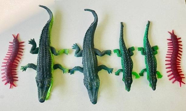 Vedy kids toys kan khajura & crocodile gang (set of 6)