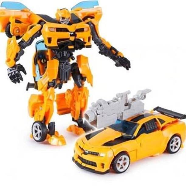 kitmeer Robot to Converting CarFigure toy Yellow