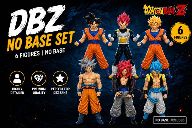 Swakrti Dragon Ball Z 6 Figure Set Anime Action Figures Collectible Toy Pack