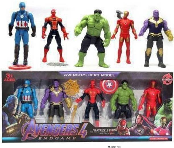 Xcillince Toys Action Figures Play Set with Movable Adventure Characters