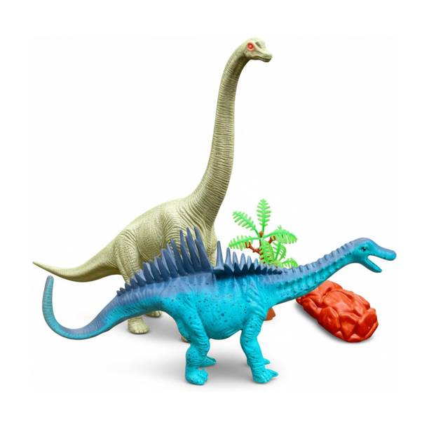 ZESTHOME 2 Big Dinosaur Toys – Spinosaurus & Brachiosaurus | Large Dinosaur Figure toys