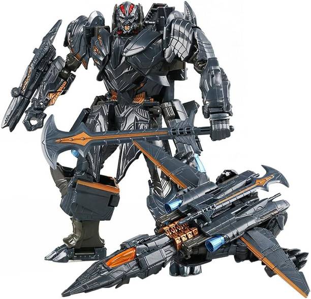 Metaformation 8-Inch Megatron Transforming Robot Toy – For Kids and Adults, Jet Mode
