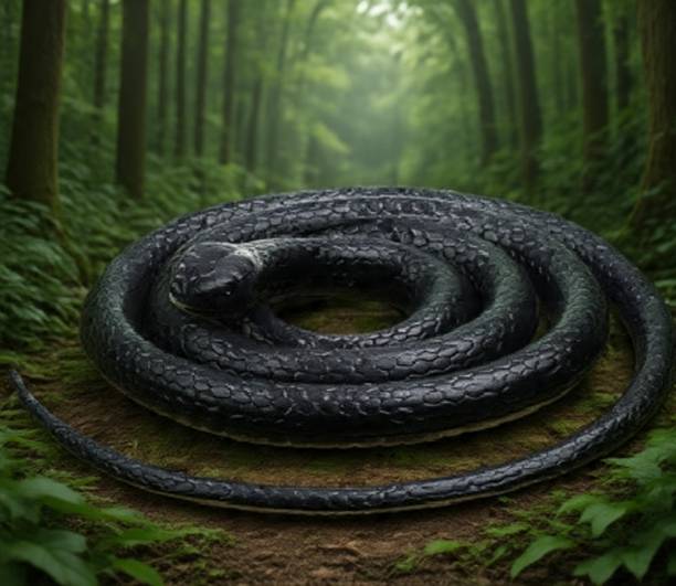 Skhomedecor Black Snake Toy | Prank Gag Prop | Rubber/Plastic Fake Snake